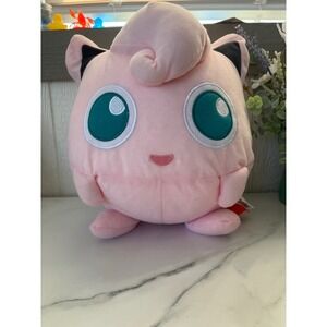 Pokemon Jigglypuff Plush Stuffed Animal Toy 2022 Nintendo Pink Large